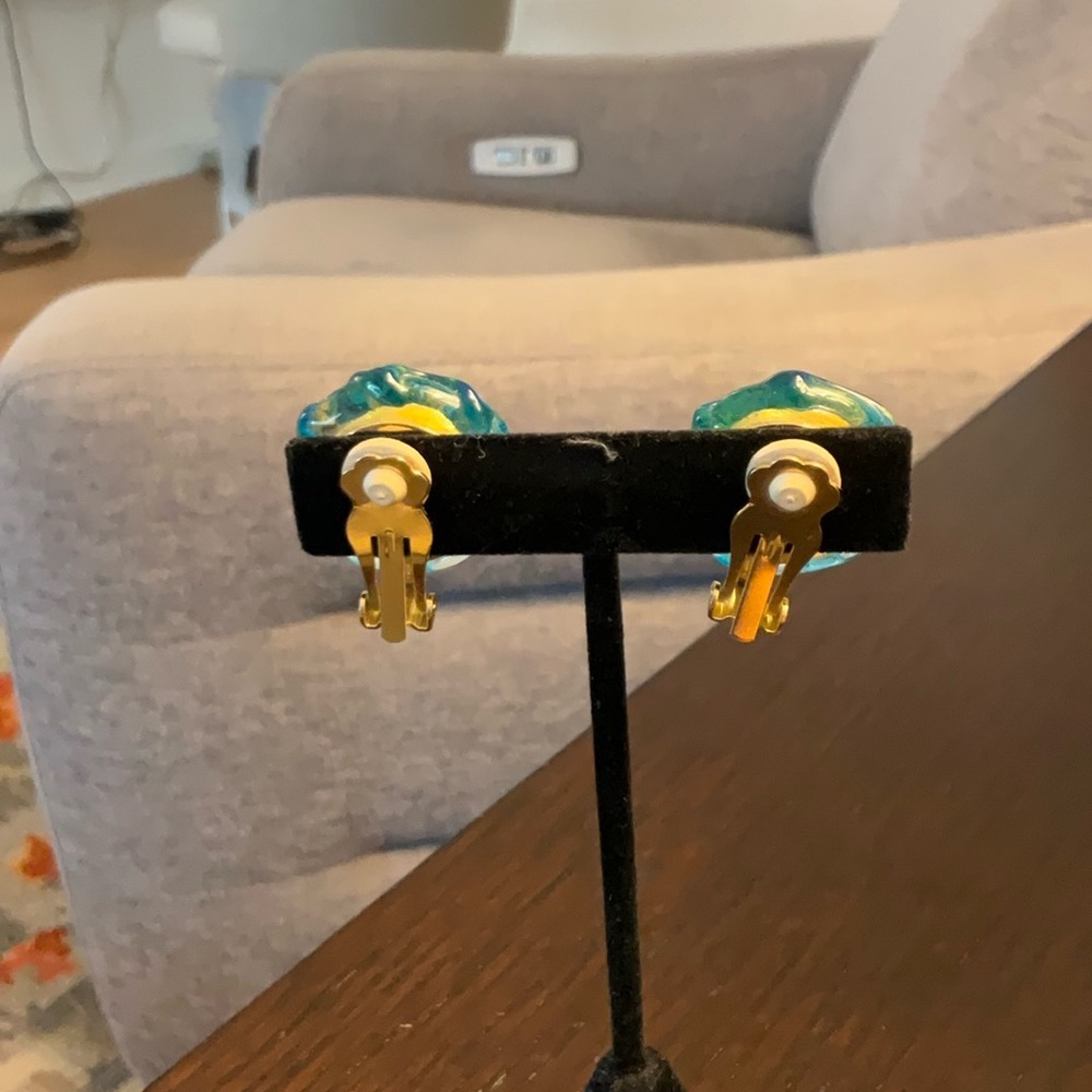 Murano Glass Earrings With Clasp View 2